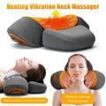 Electric Neck Massager Pillow Cervical Stretcher Heating Vibration Massage Back Traction Orthopedic Sleep Pillow Support