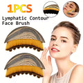 Lymphatic contour facial brush, ergonomically designed to fit the shapely drainage massager for the face and skin. Precise LBHL31