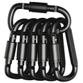 4-6PCS Carabiner Set For Keys Camping Survival EDC Outdoor Keychain Clip Alloy Aluminum Tactical Carabiner Hook Carabiner