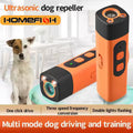 Rechargeable ultrasonic dog bark repellent device for bark control and stopping barking
