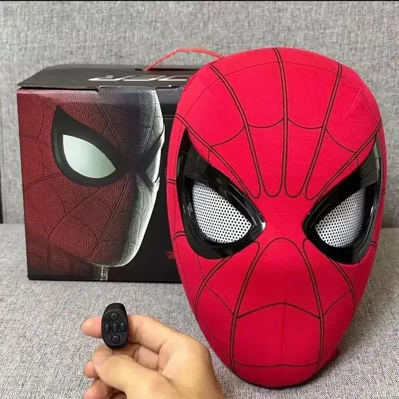 1:1 tragbare elektronische Cosplay-Maske mit Fernbedienung, beweglichen Augen, Kopfbedeckung, Deko, Sammlerstück, Spielzeug, Geschenk für erwachsene Cosplay-Hobbyisten