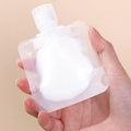 10pcs 30/50/100ML Travel Storage Bags Portable Packaging for Cosmetics, Lotion, Shower Gel, Shampoo, Leakproof Refillable Empty Bag