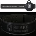 Thickened 13MM Fitness Cowhide Strength Belt Weight Lifting Lever