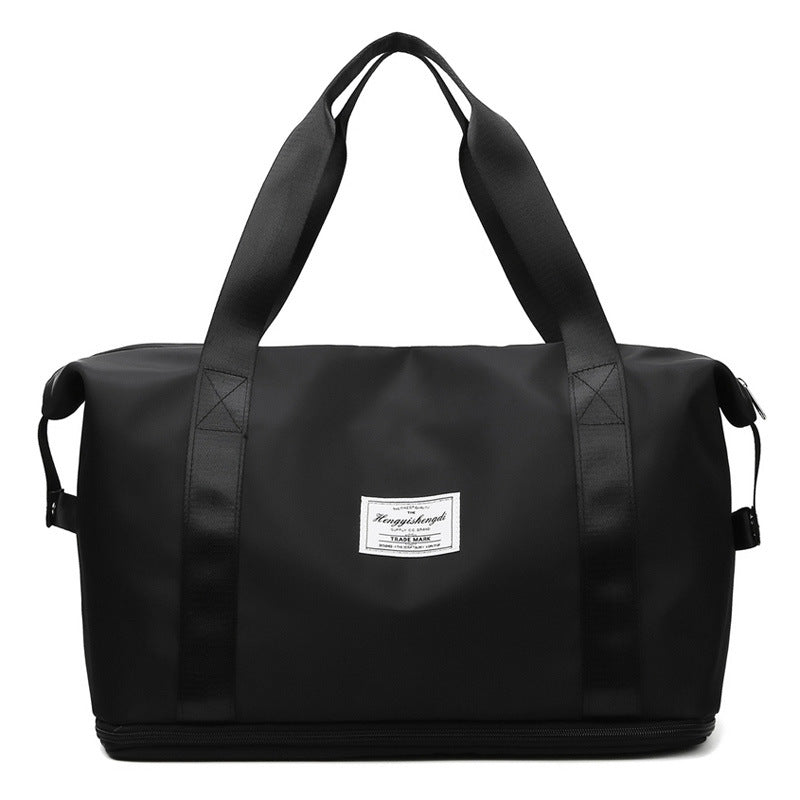 Large Capacity Expandable Gym Bag For Women - Waterproof Travel Duffel With Wet