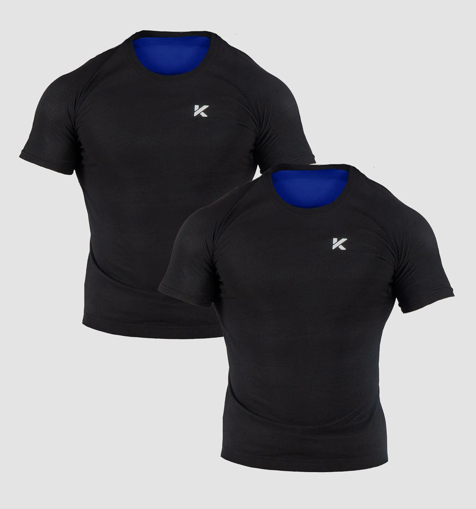 Men's Sauna Shirt 2-pack Black