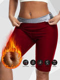 Plus Size Slimming Sauna Leggings Shorts Women Thermo Compression Workout Waist