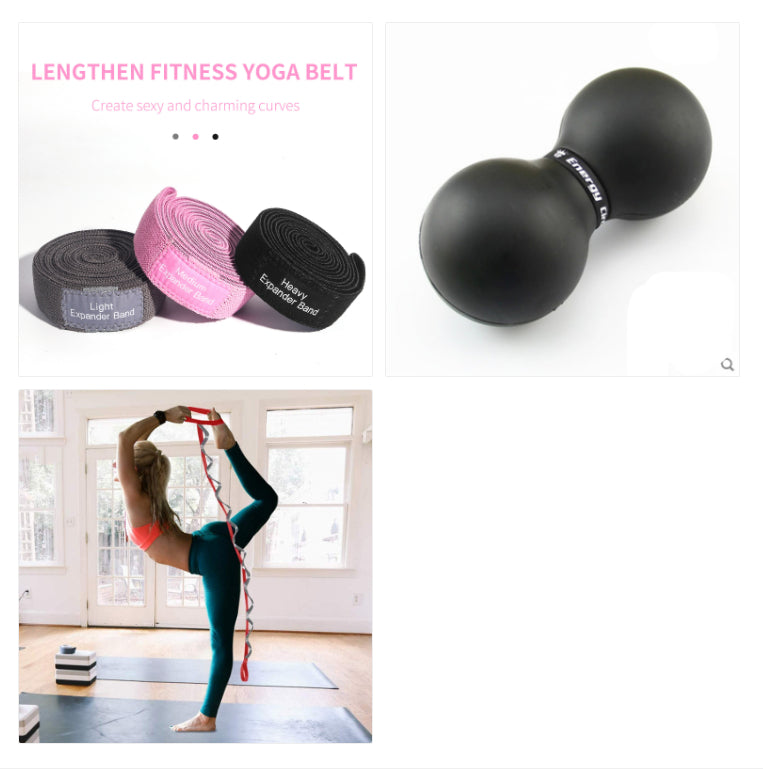 Rubber Peanut Massage Ball Fascia