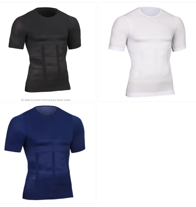 Men's Body Shaper Slimming T-shirt