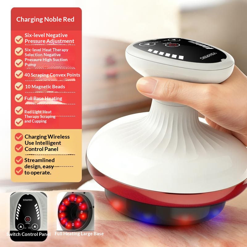 Electric Gua Sha Board Beauty Massager Cupping Device Meridian Brush Home