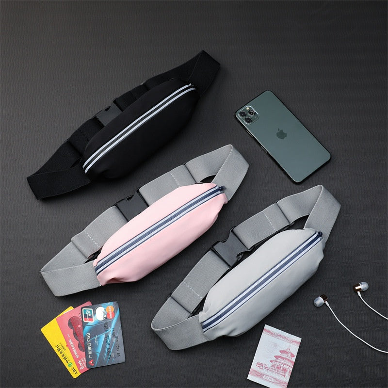Men's And Women's Outdoor Sports Waist Bag Gym Waterproof Storage Invisible