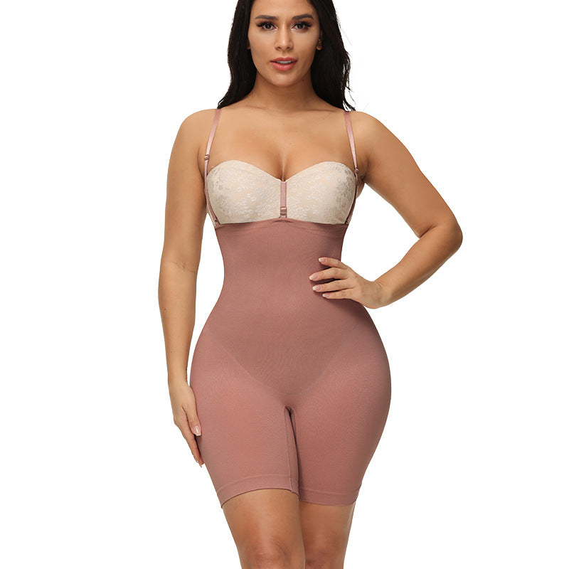 No Trace European And American Sling One-piece Shapewear Without