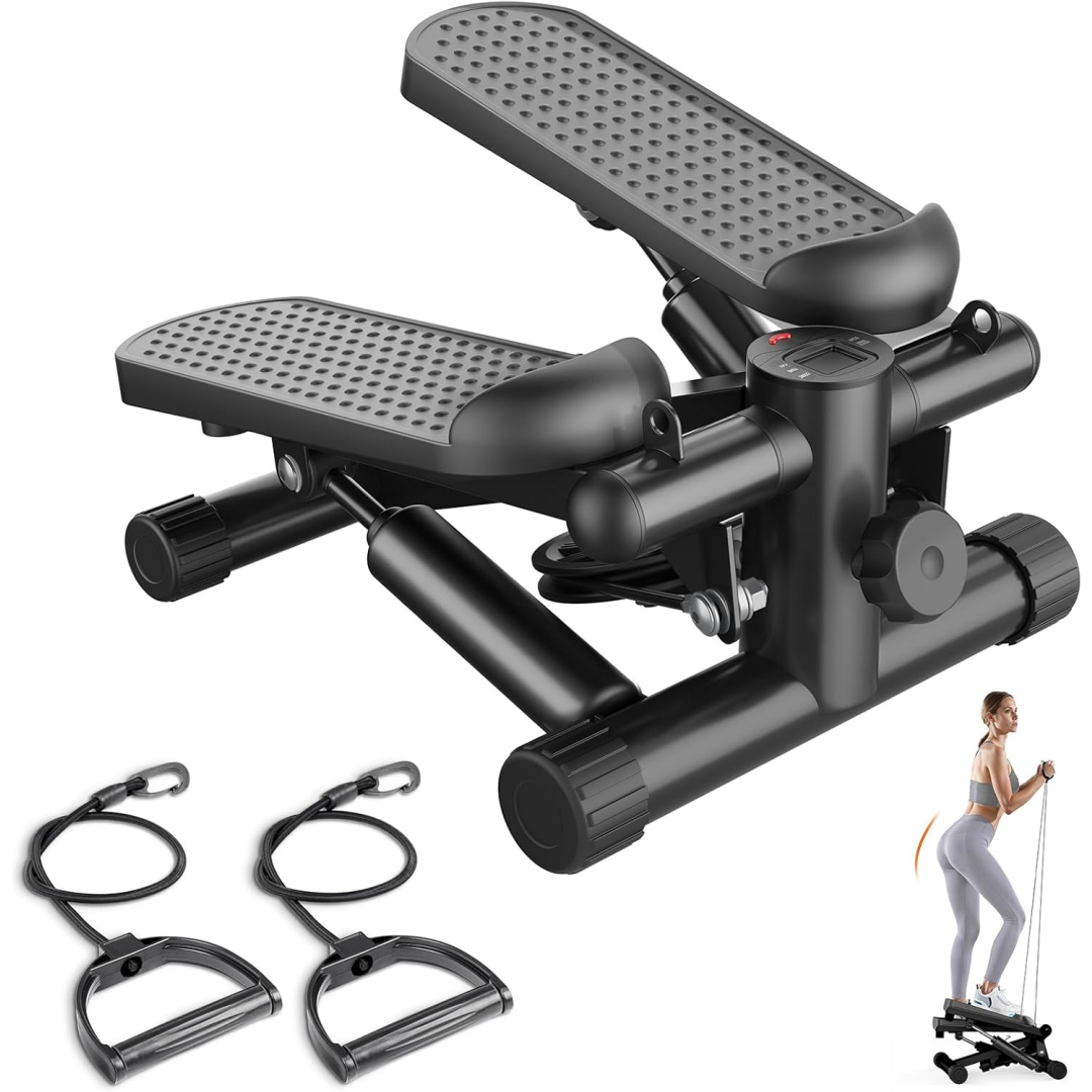 Mini Stepper With Resistance Band