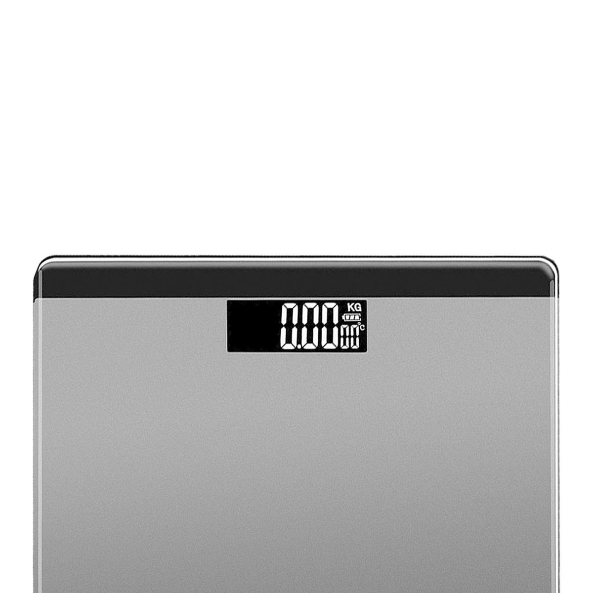 3-in-1 Digital Bathroom Scale, Weight Electronic Space Gray