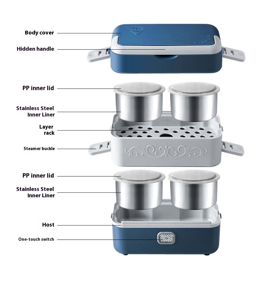 Electric Lunch Box Portable Heated