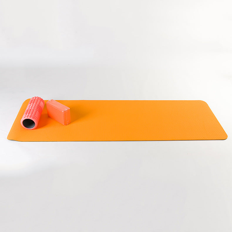 Thickened 8mm Two-color Long Yoga Mat