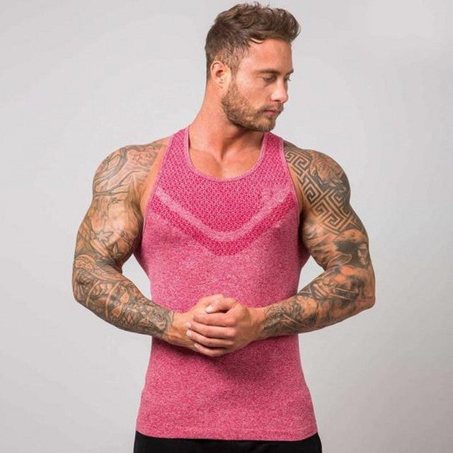 Muscle Workout Men's Running Vest Sports Training Bodybuilding Breathable