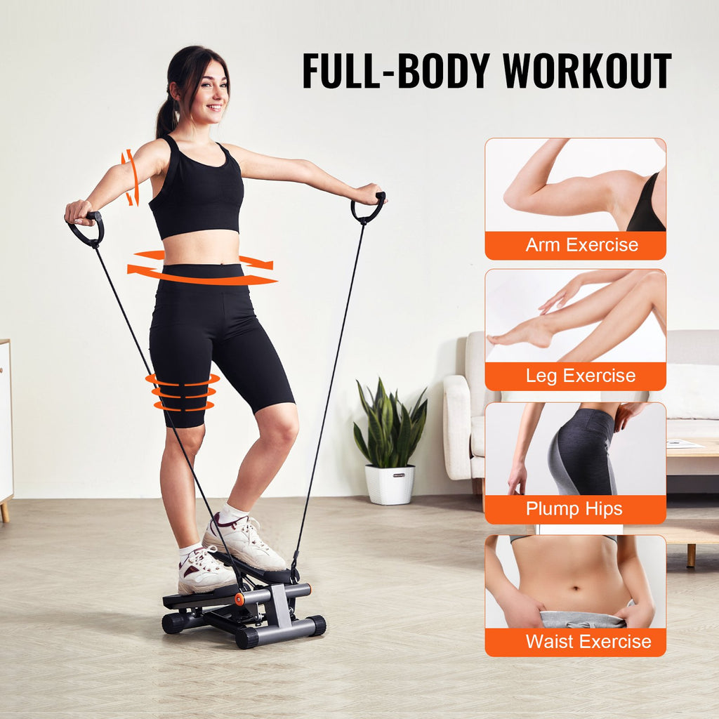 Stair Stepper, Mini Stepper For Exercise At Home, Hydraulic Fitness With