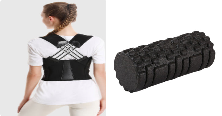Hollow Sports Foam Roller Balance Bar Pilates Column