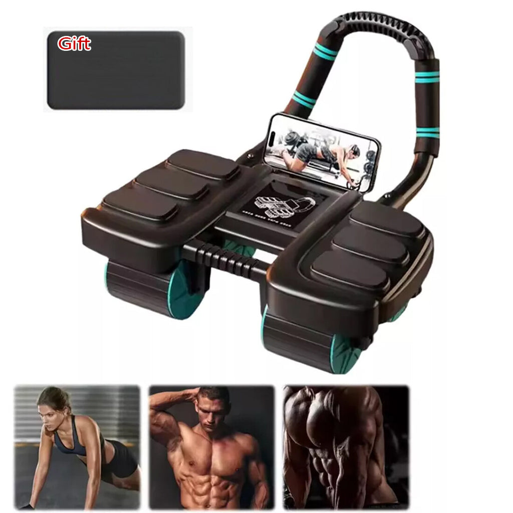 Healthy Belly Wheel Abdominal Fitness W 6 Elbow Support Ab Roller