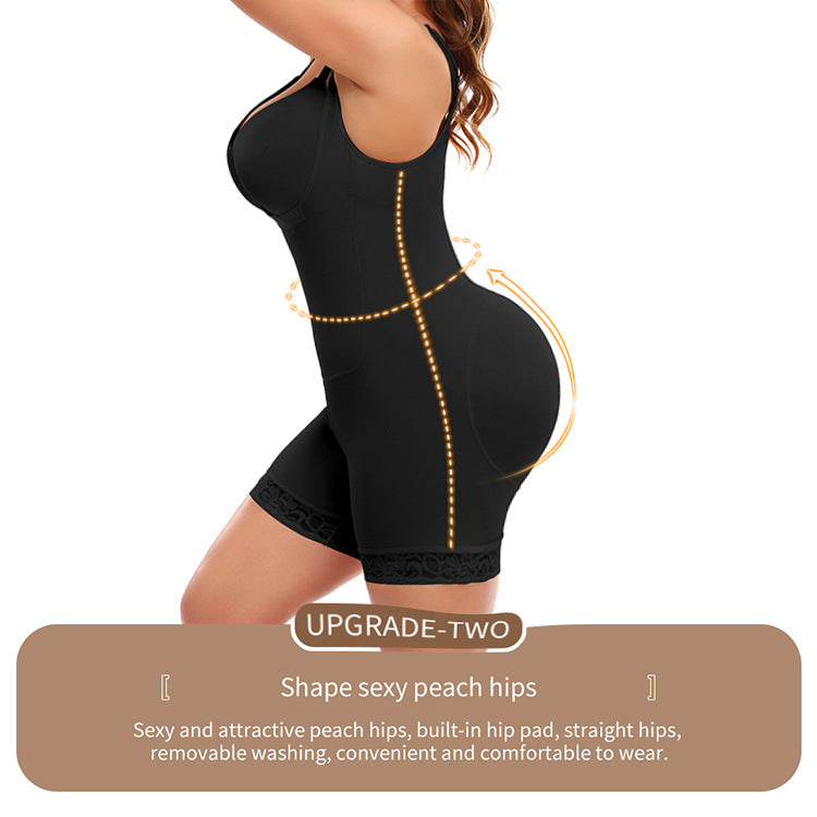 Plus Size Waist & Hip Lift One-piece Shapewear