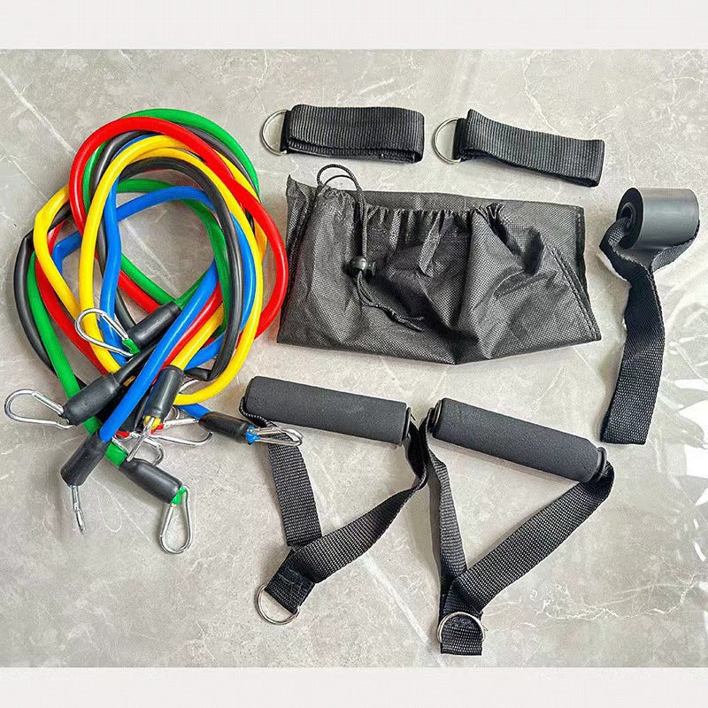 Rally Rope Set 11 Piece Resistance Bands Latex Band Fitness Tube