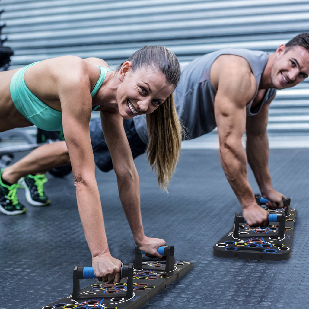Multifunctional Push Up Board Home Strength Training Equipment With 15 Fitness