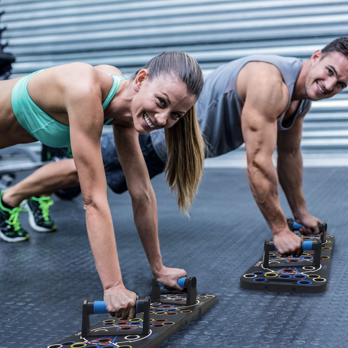 Multifunctional Push Up Board Home Strength Training Equipment With 15 Fitness