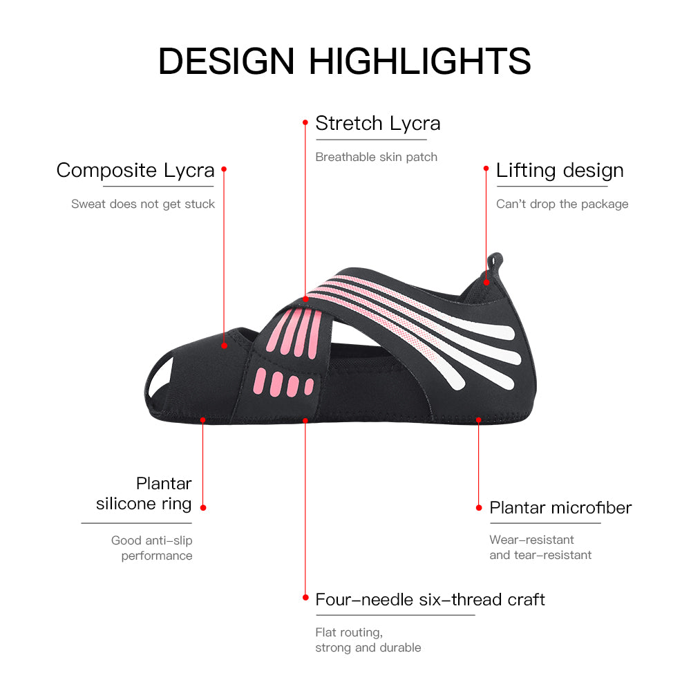 Professional Non-slip Gym Yoga Shoes Flat Soft Anti-slip Sole Ballet Fitness