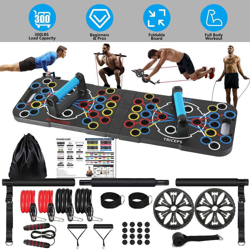 Multifunctional Push Up Board Home Strength Training Equipment With 15 Fitness