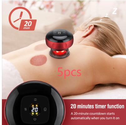 Electric Vacuum Cupping Massage Body Cups Anti-cellulite Therapy Massager For