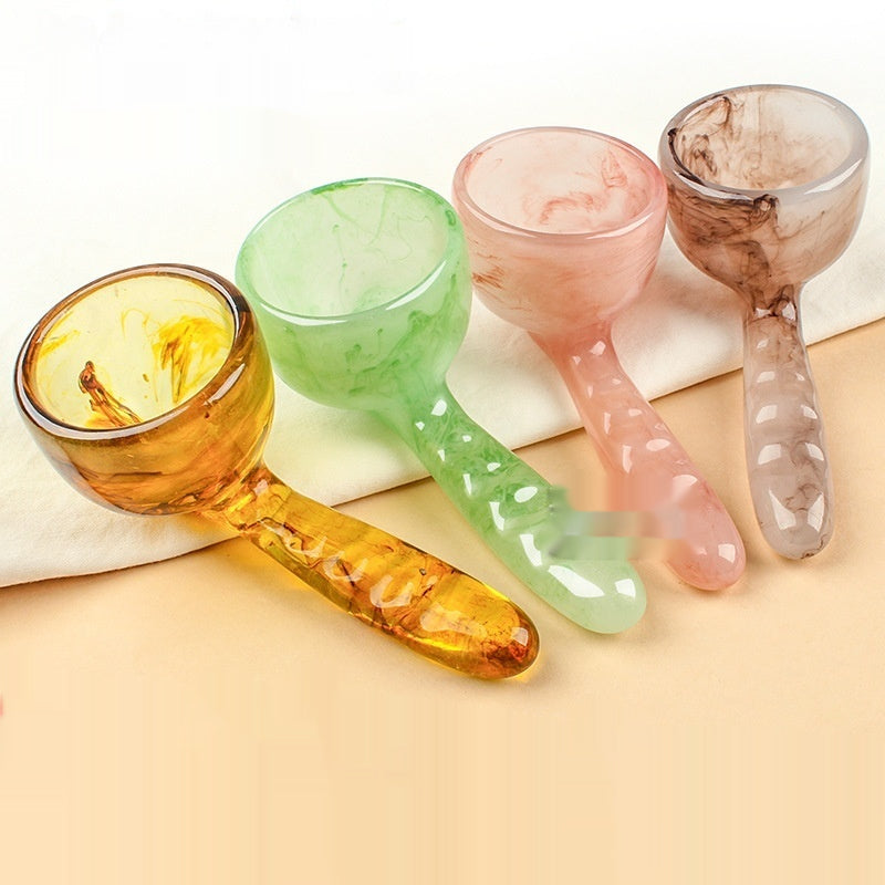 Full-body Loosening With A Handheld Gua Sha Bowl Tendon-striking Stick And