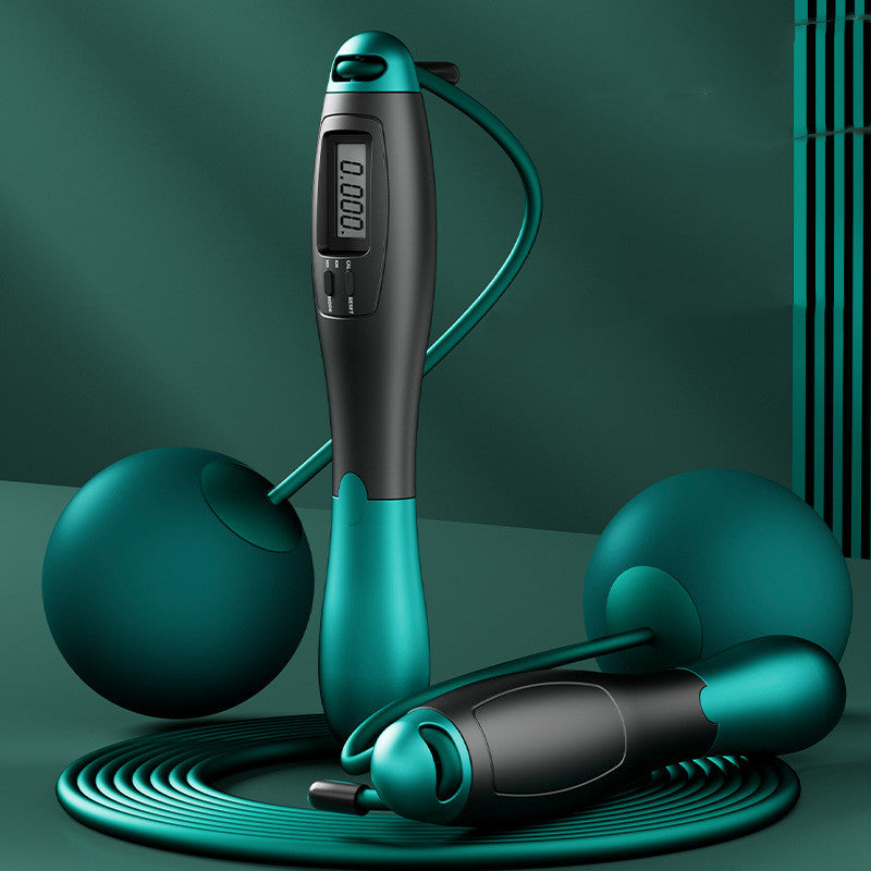 Cordless Skipping Rope With Counter Dual-purpose Weight-bearing Ball Student