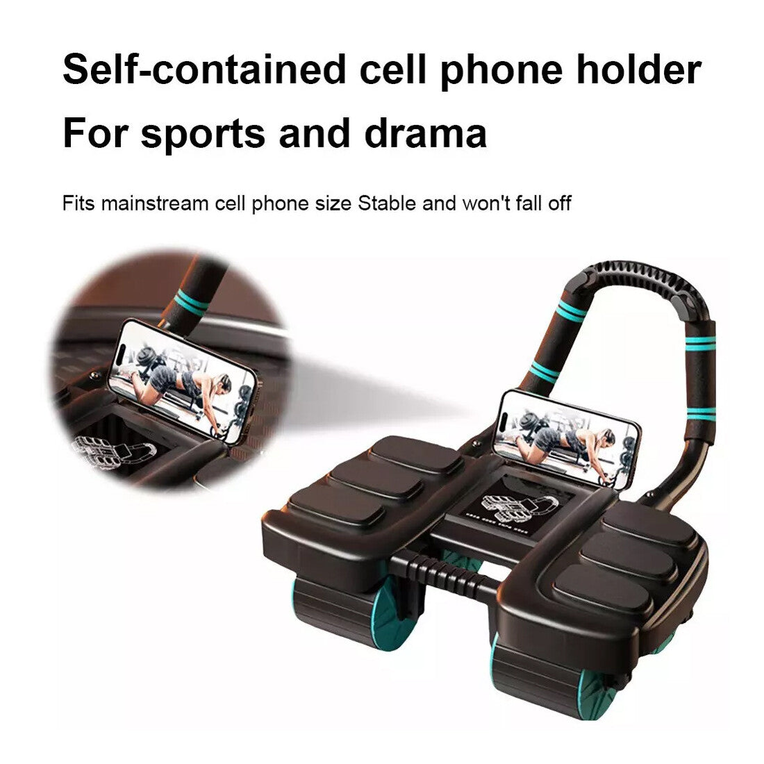 Healthy Belly Wheel Abdominal Fitness W 6 Elbow Support Ab Roller
