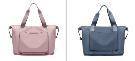 Foldable Large Capacity Women Gym Bags Shoulder Bag Training Travel Handle