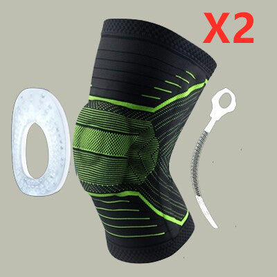 Knee Patella Protector Brace Silicone Spring Pad