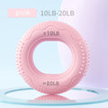 Silicone Adjustable Hand Grip Arm Strength Exercise Gripping Ring Fitness Gym