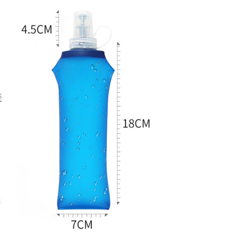 Outdoor Sports Portable Folding Water Bottle Plastic Bicycle Cycling Camping