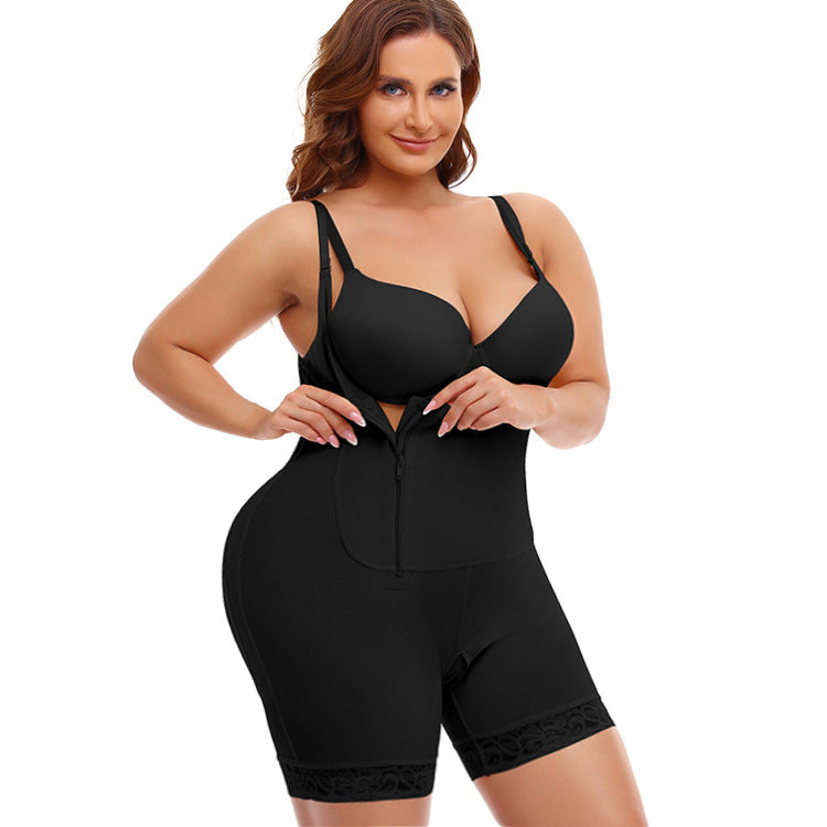 Plus Size Waist & Hip Lift One-piece Shapewear