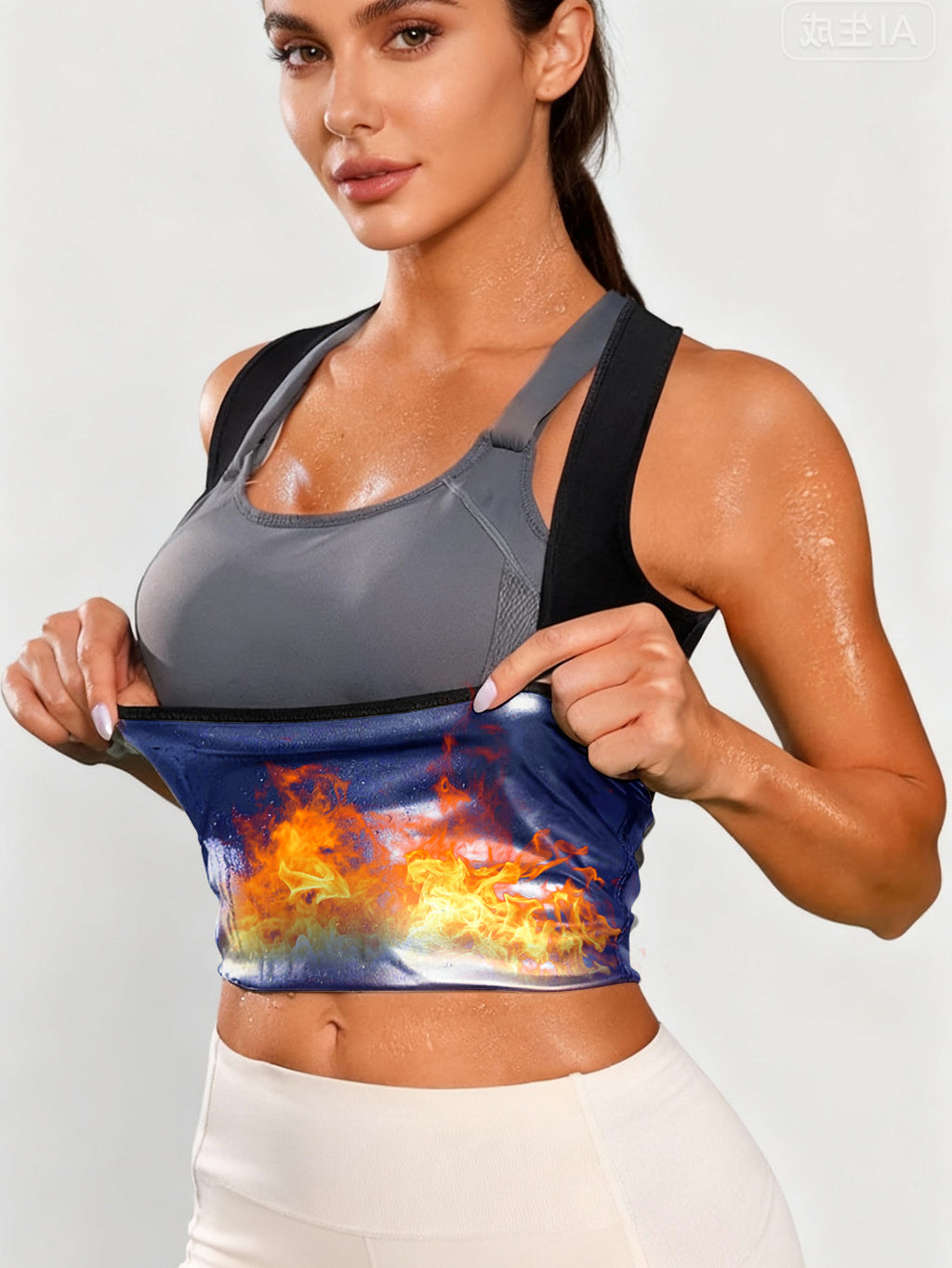 Sauna Vest For Women Sweat Waist Trainer Suit Workout Tank Top Working Out