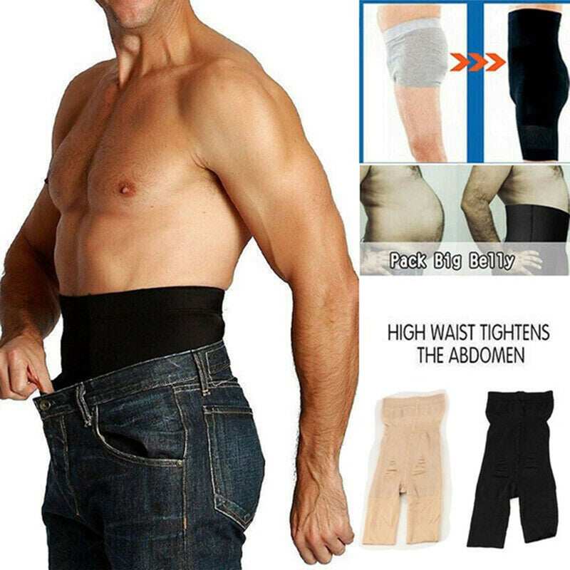 Men Slimming Body Shaper Waist Trainer High