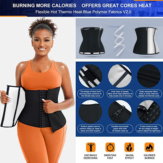 Sports Waist Shaping Breasted Belly Belt Neoprene Band