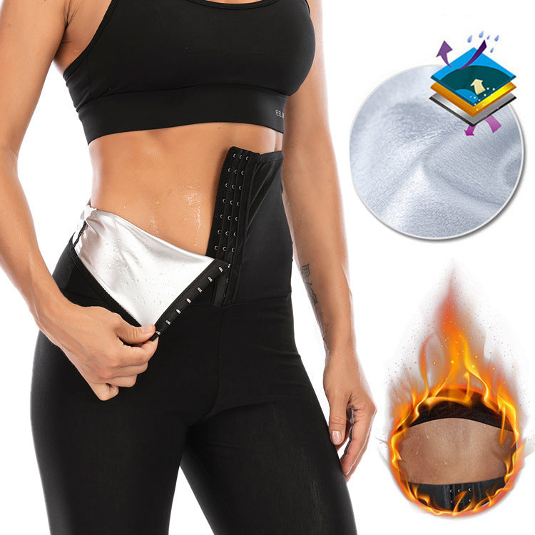 Sauna Long Pants Fitness Exercise Thermo Sweat Leggings Training Slimming Pant