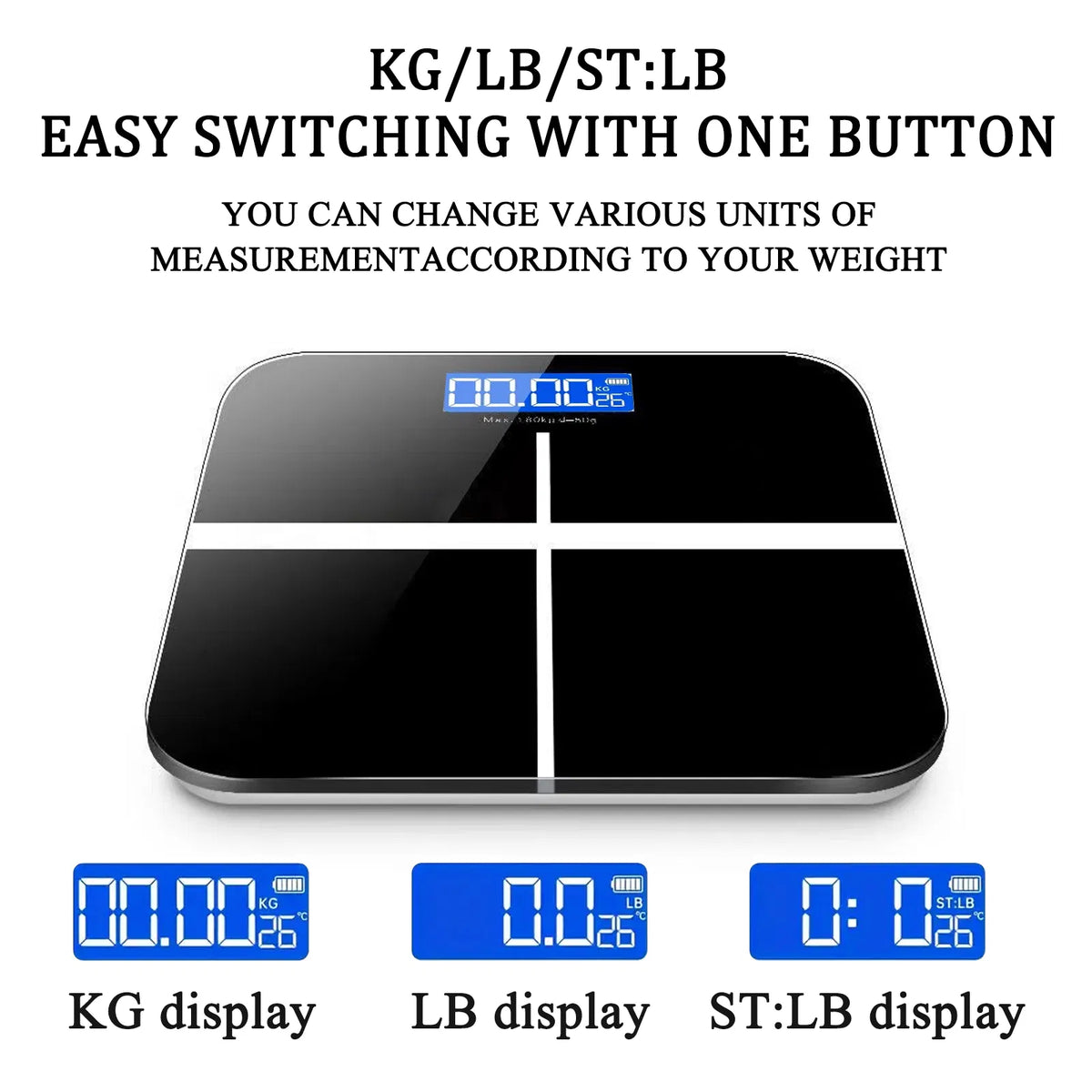 Weighing Scale Bathroom Scales Accurate Body Smart Electronic Health Balance