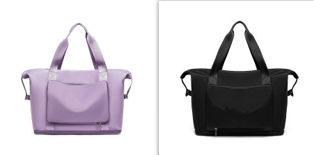 Foldable Large Capacity Women Gym Bags Shoulder Bag Training Travel Handle