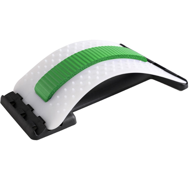 Back Stretcher Adjustable Cracker Massage Waist Neck Fitness Lumbar Cervical