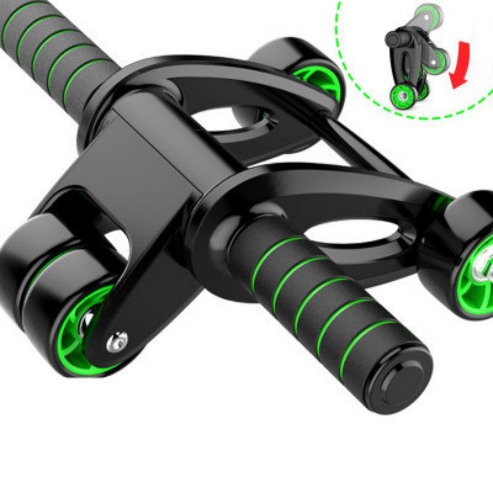 Foldable Abdominal Wheel Muscle Roller Home Fitness Equipment