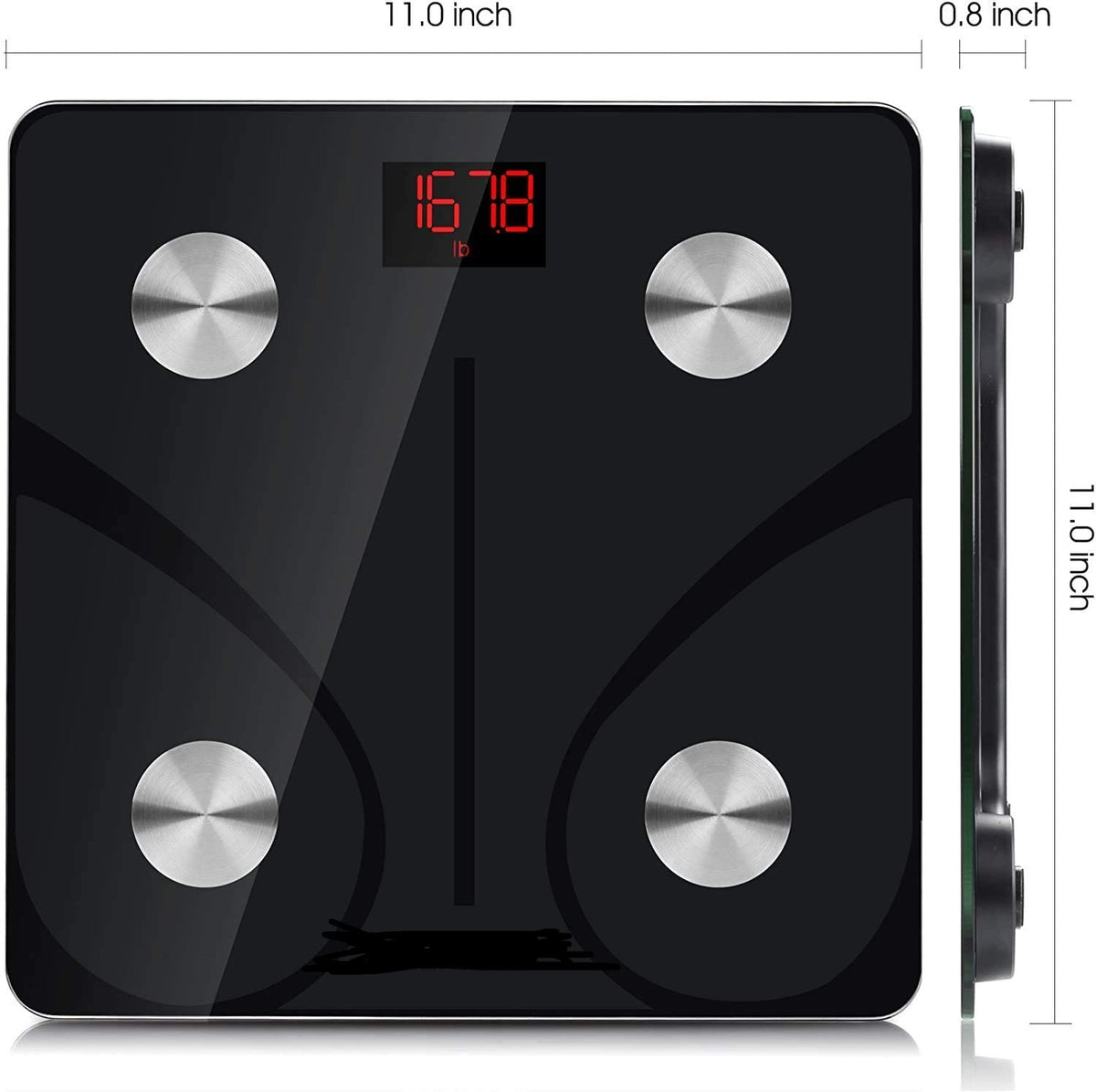 Smart Bluetooth Weight Electronic Scale Charging Body
