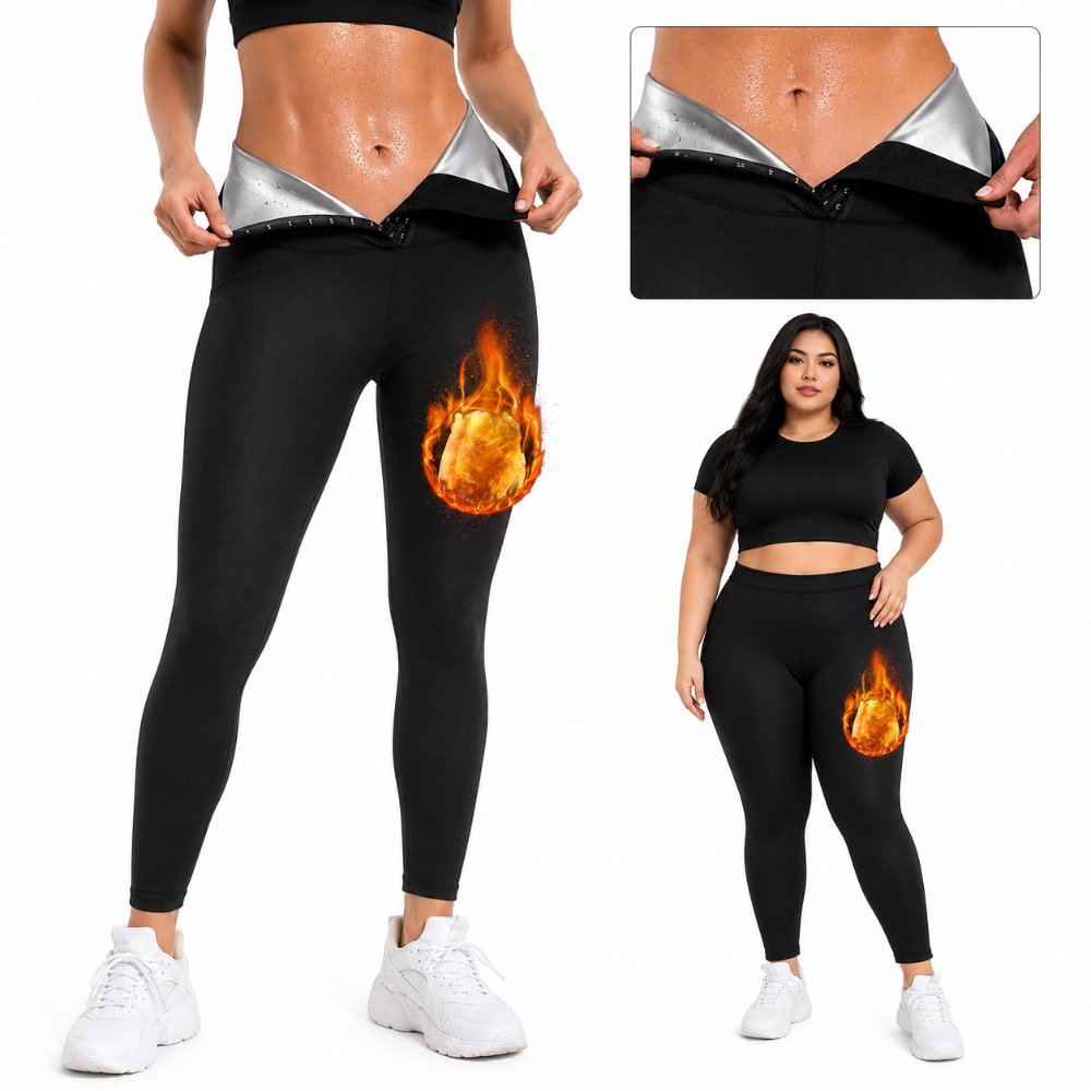 Sauna Sweat Pants For Women High Waist Compression Slimming Leggings Workout