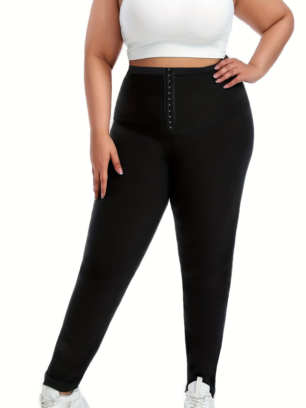 Sauna Leggings Suits For Women Sweat Pants High Waist Compression Slimming