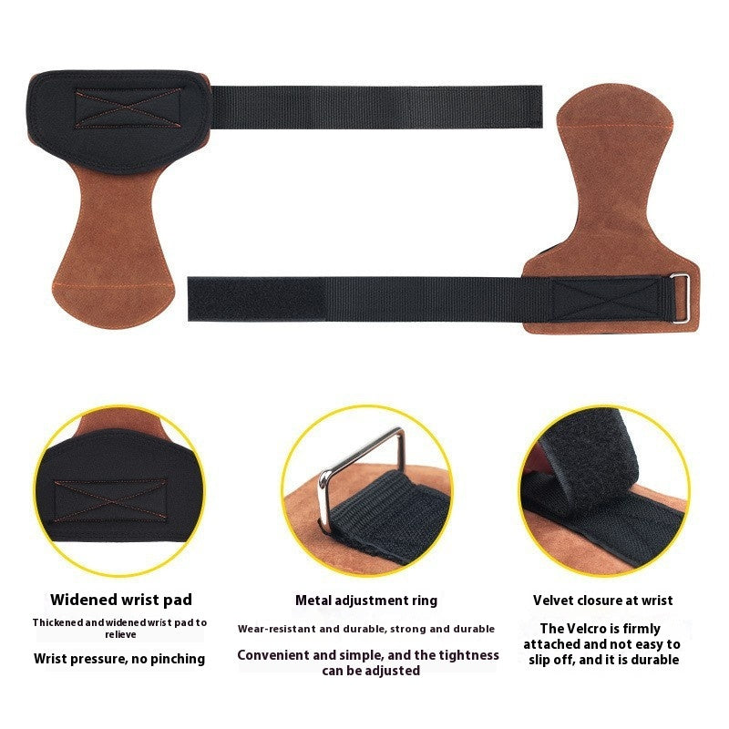 Sports Weightlifting Hand Protector Velcro Adjustable Gloves Non-slip